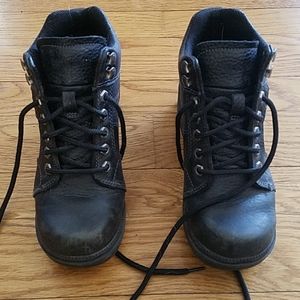 Women's black boots